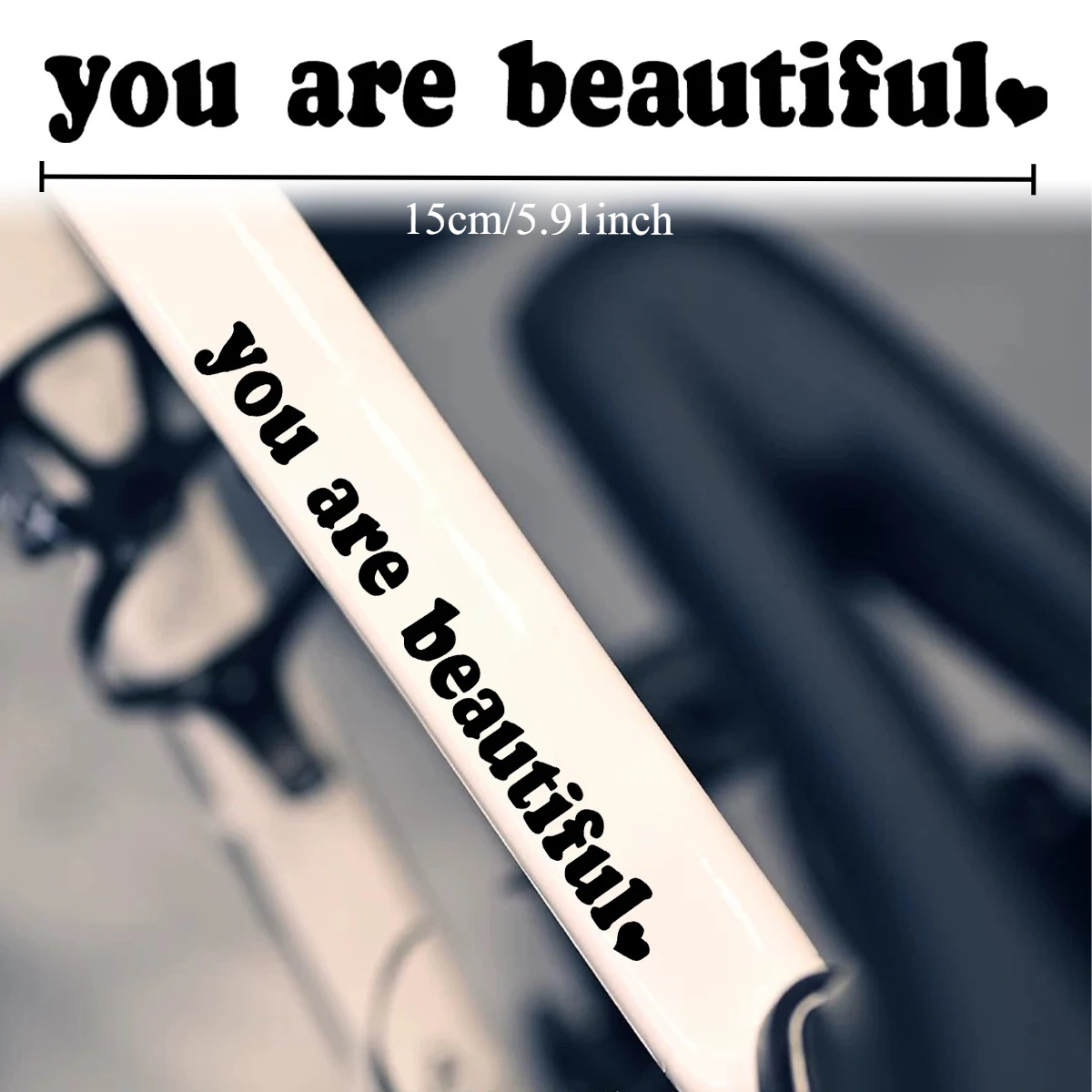 Cycling Quote - 2PCS Stiker Kutipan 