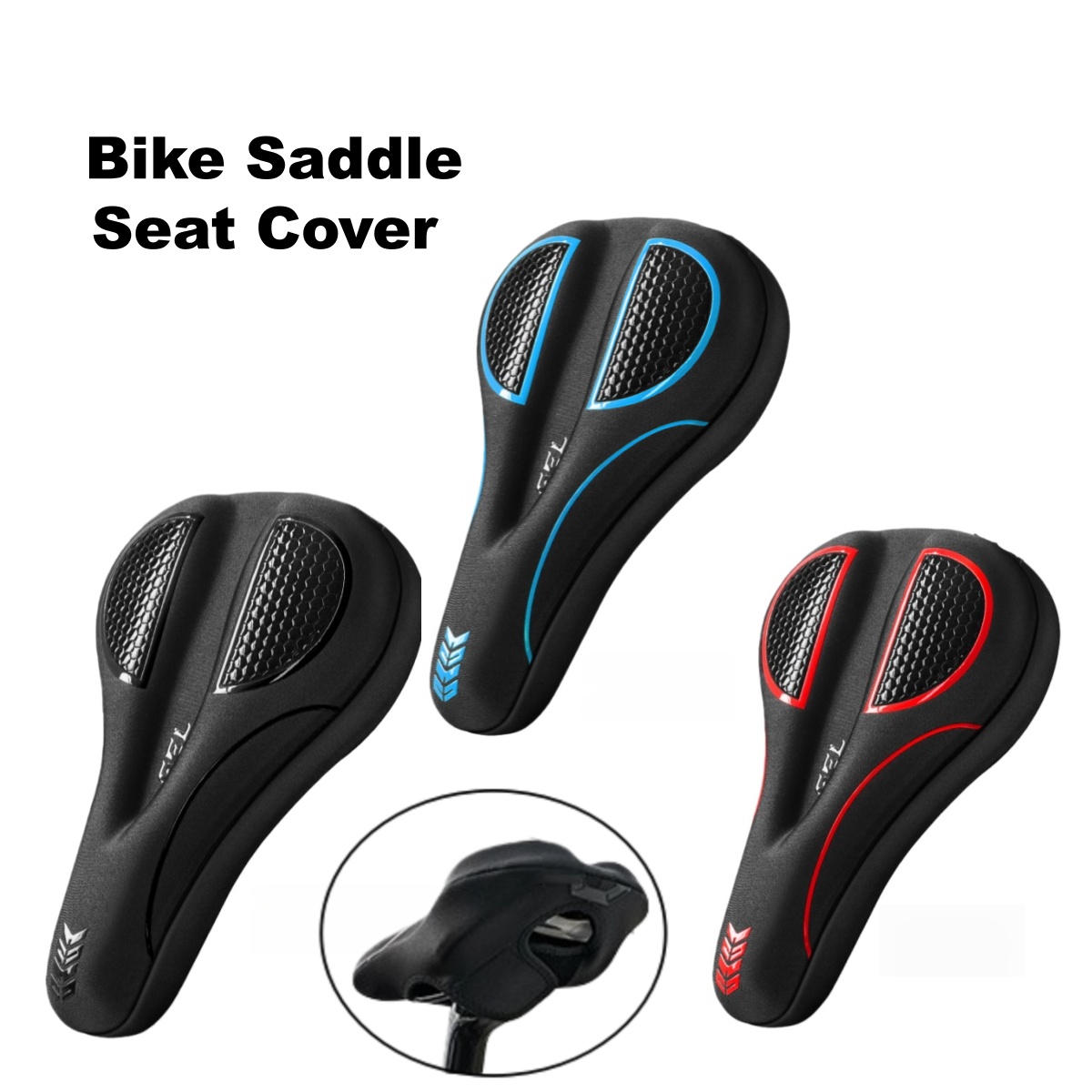 Commuting By Bike - Sarung Sadel Sepeda Berbantalan Gel untuk