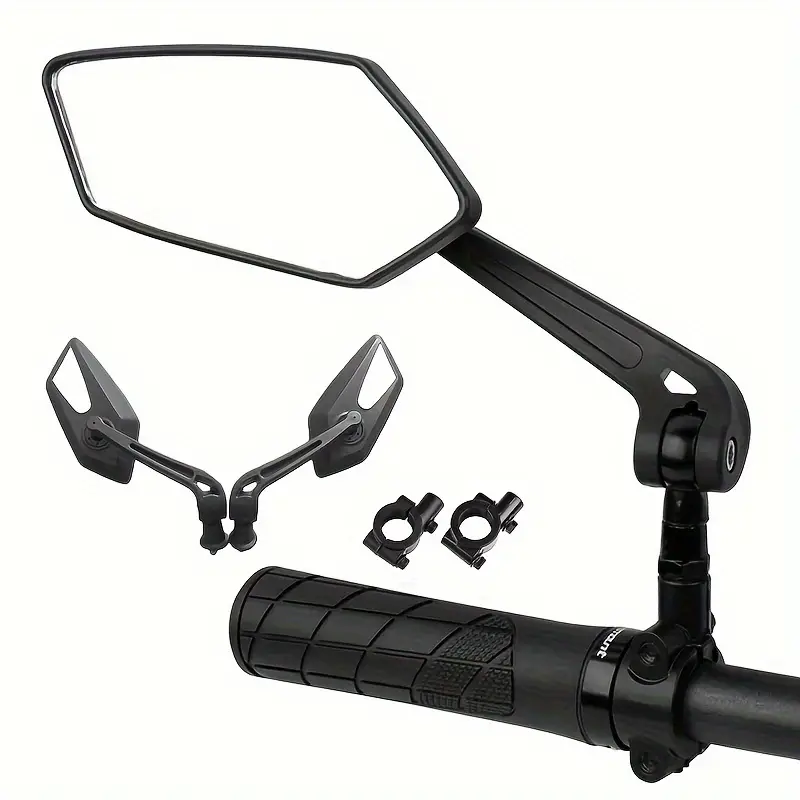 Mirror Handlebar Convex - 2 Buah Cermin Stang Sepeda Motor,