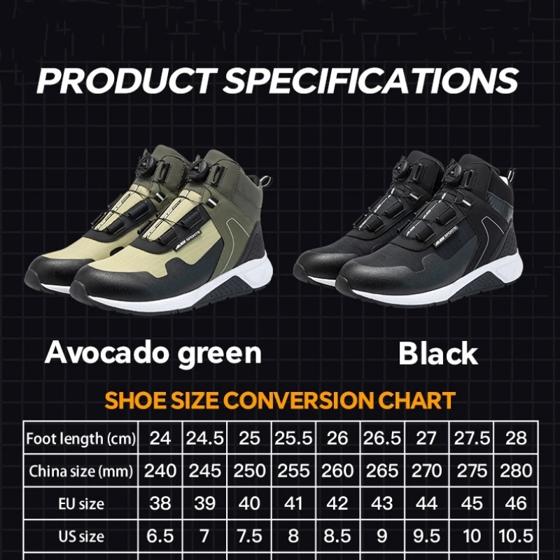Cycling Shoes For Commute - AUGI Sepatu Bot Berkendara Motocross Pria