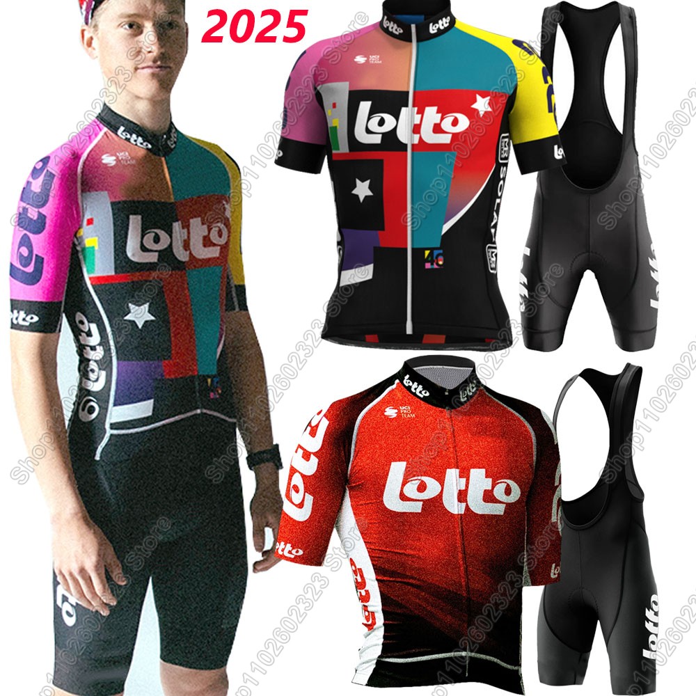 Cycling Community - Set Jersey Bersepeda Tim Lotto 2025