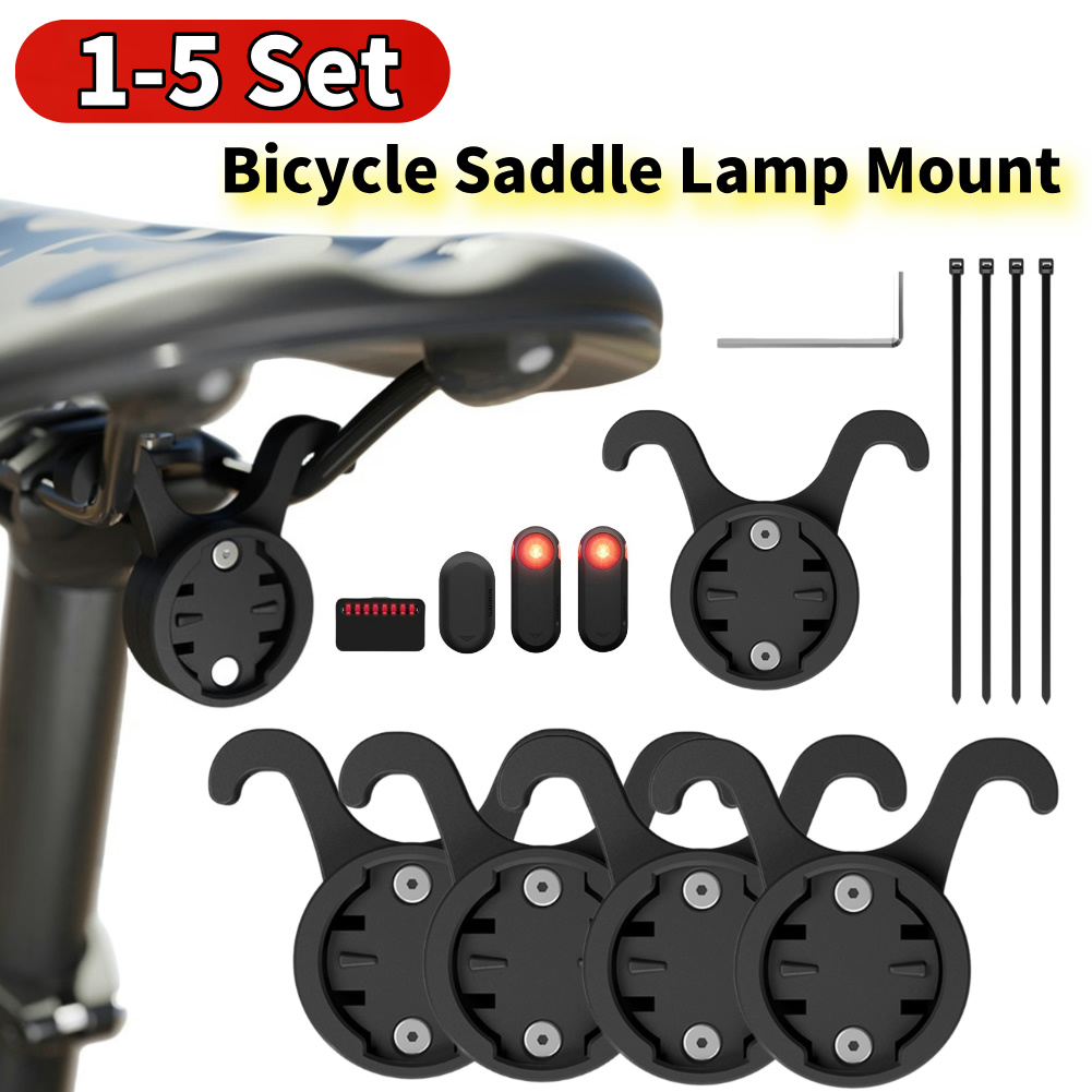 Commuting By Bike - 1-5Set Rak Sadel Lampu Belakang Sepeda