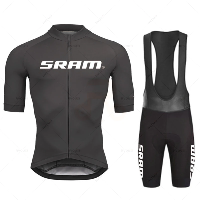 Cycling Community - Sram Pro setelan Jersey bersepeda pria,