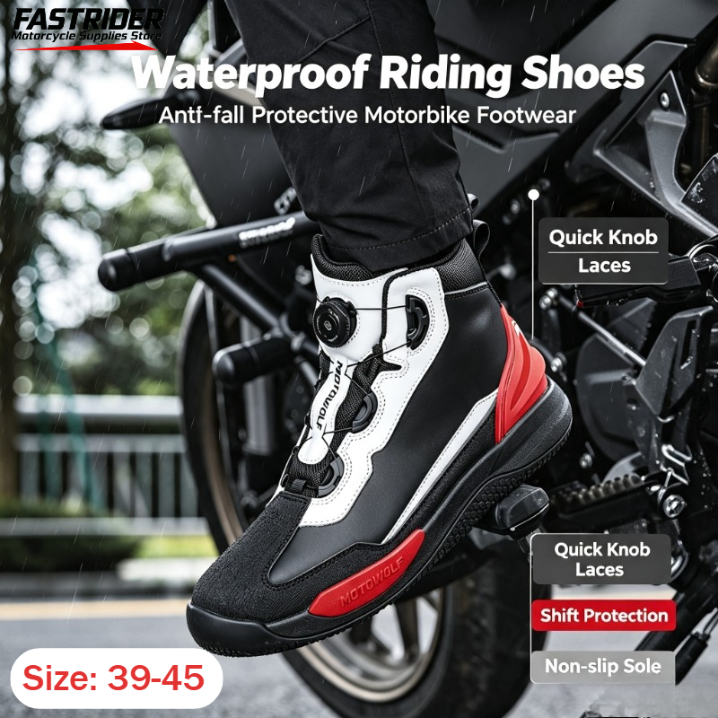 Cycling Shoes For Commute - Sepatu Bersepeda Pria Anti Air Kulit