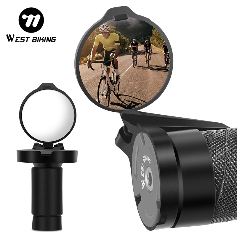 Mirror Handlebar Convex - WEST BIKING 2 Buah Kaca Spion