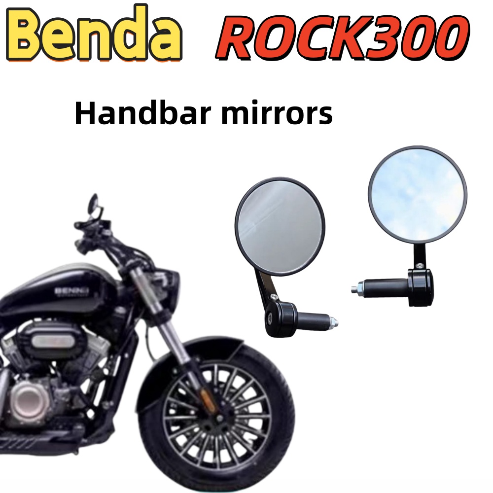Mirror Handlebar Convex - Kaca spion Benda Grey Stone ROCK