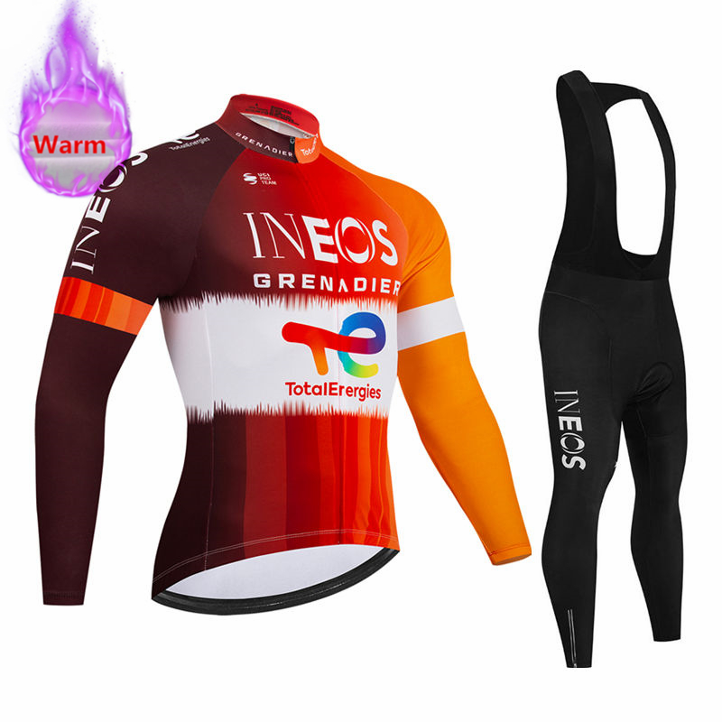 Cycling Community - Set Jersey Bersepeda Lengan Panjang Ineos