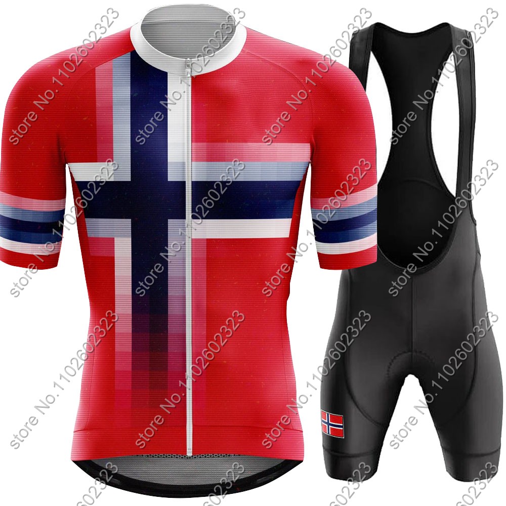 Cycling Community - Jersey Bersepeda Norwegia 2024, setelan tim