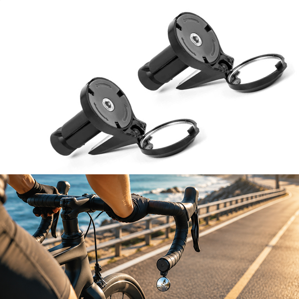 Mirror Handlebar Convex - Cermin Ujung Stang Sepeda Cermin Pandang