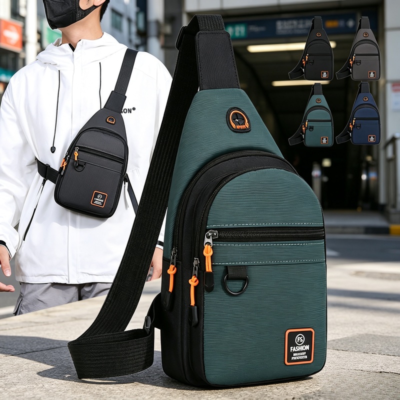 Cycling Commute Backpack - Tas Selempang Dada Pria Anti Air