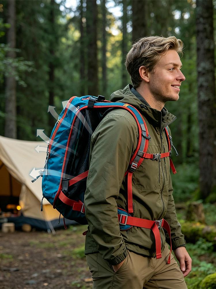 Bantalan Ventilasi Ransel Pane - Cycling Commute Backpack ulasan dan harga