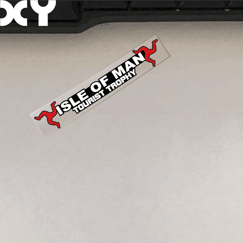 TT ISLE OF MAN Tempelan Stiker - Cycling Quote ulasan dan harga