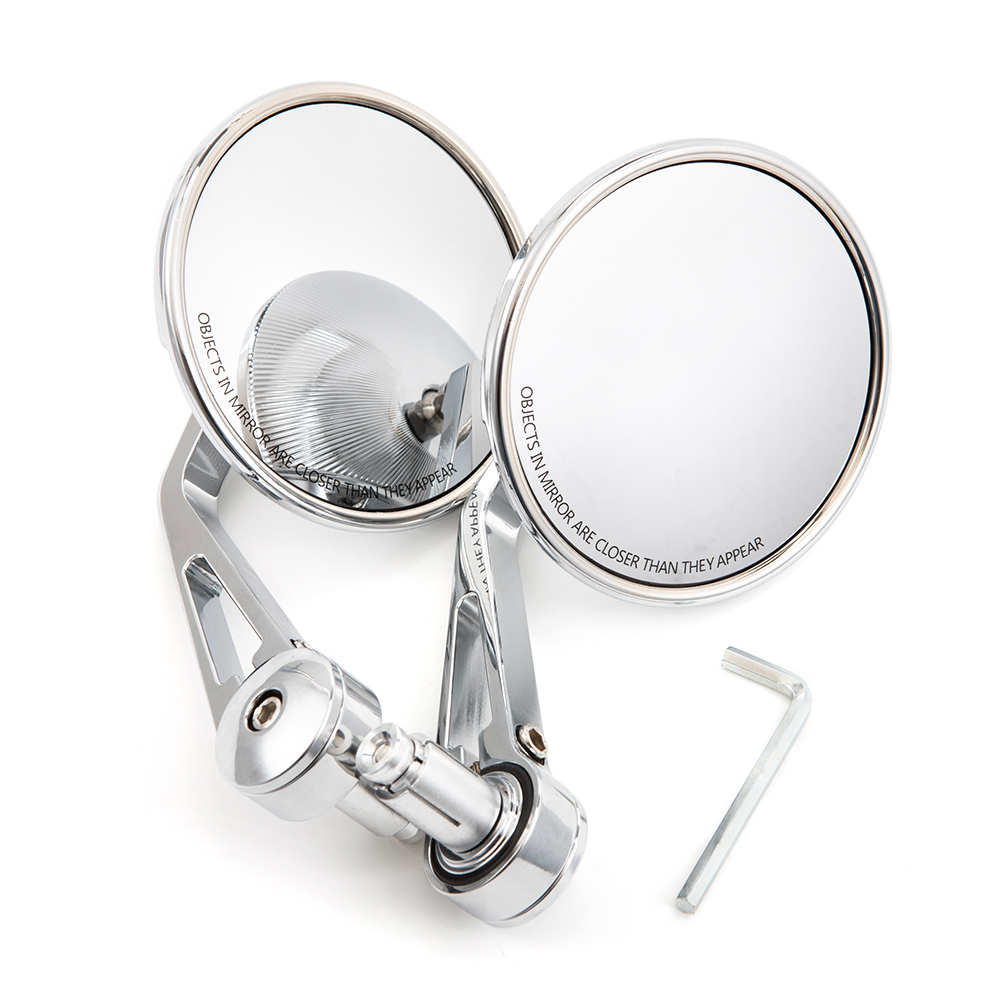 Evomosa krom sepeda motor Conv - Mirror Handlebar Convex ulasan dan harga