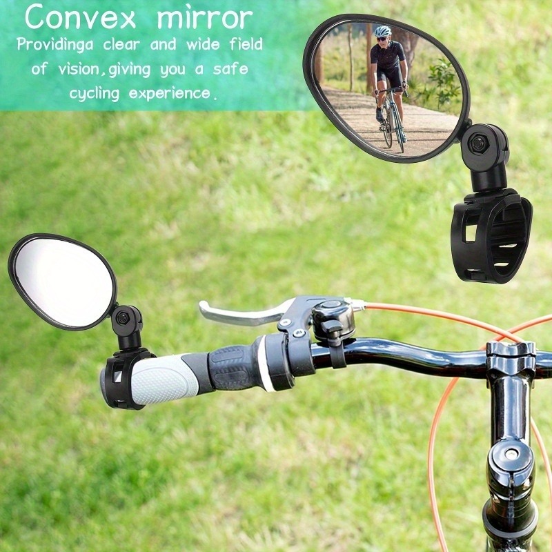 1/2 buah cermin sepeda, spion  - Mirror Handlebar Convex ulasan dan harga