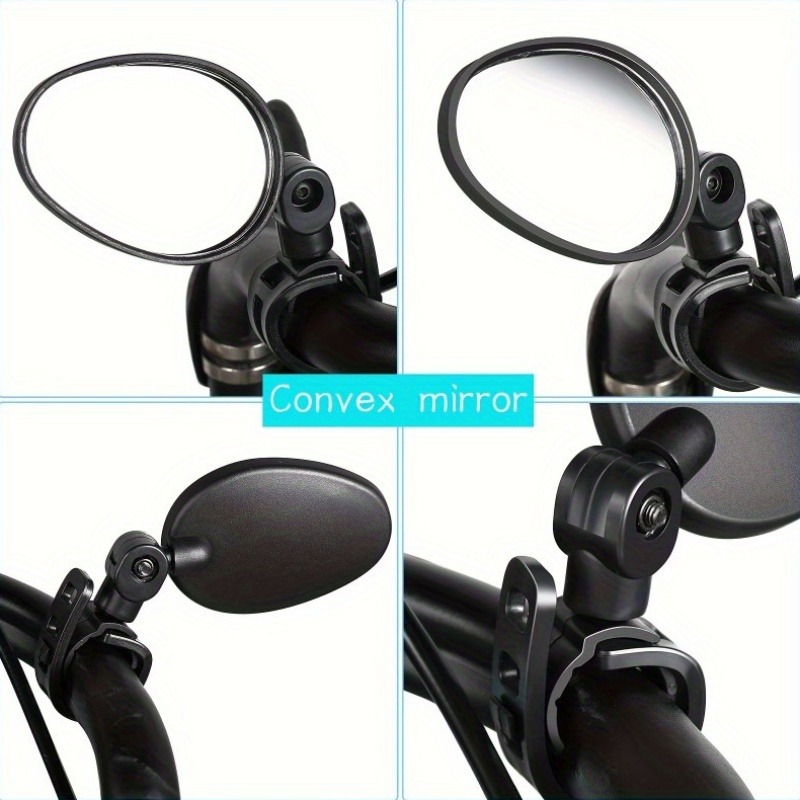 1/2 buah cermin sepeda, spion  - Mirror Handlebar Convex ulasan dan harga
