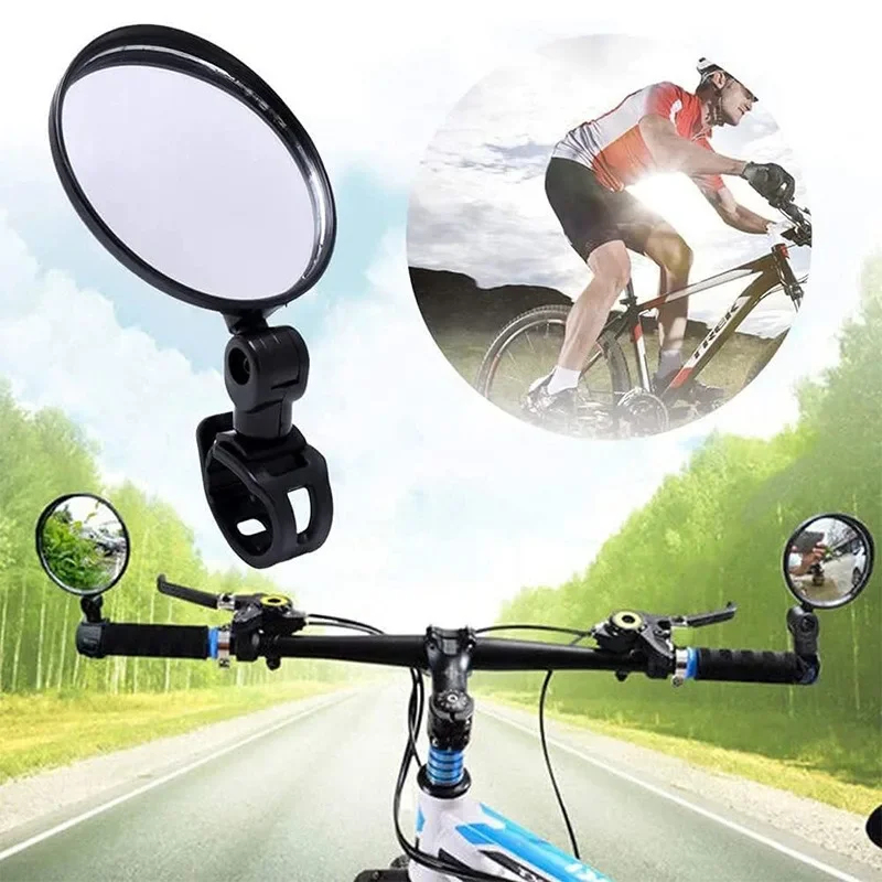 2-8 Buah Cermin Sepeda, Kaca S - Mirror Handlebar Convex ulasan dan harga