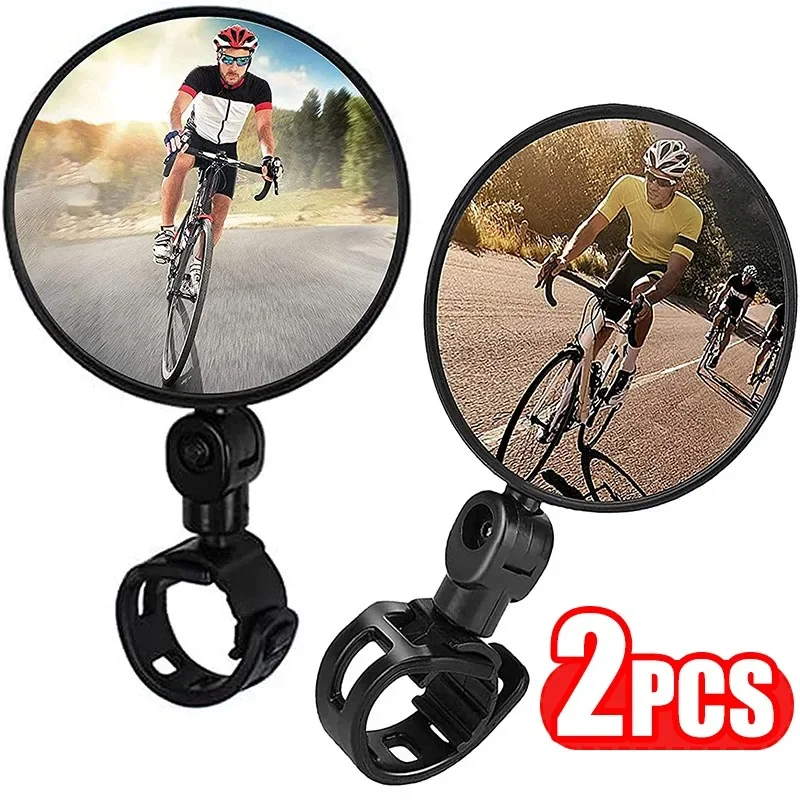 2-8 Buah Cermin Sepeda, Kaca S - Mirror Handlebar Convex ulasan dan harga