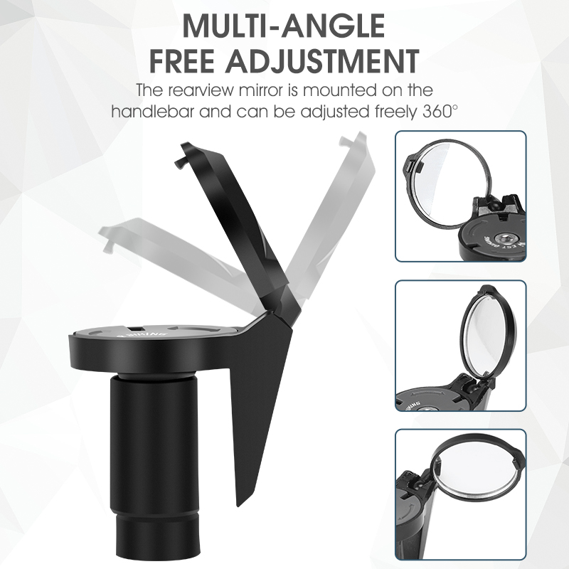 WEST BIKING 2 Buah Kaca Spion  - Mirror Handlebar Convex ulasan dan harga