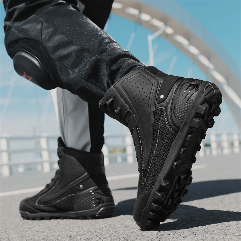 Sepatu bot sepeda motor, tahan - Cycling Shoes For Commute ulasan dan harga