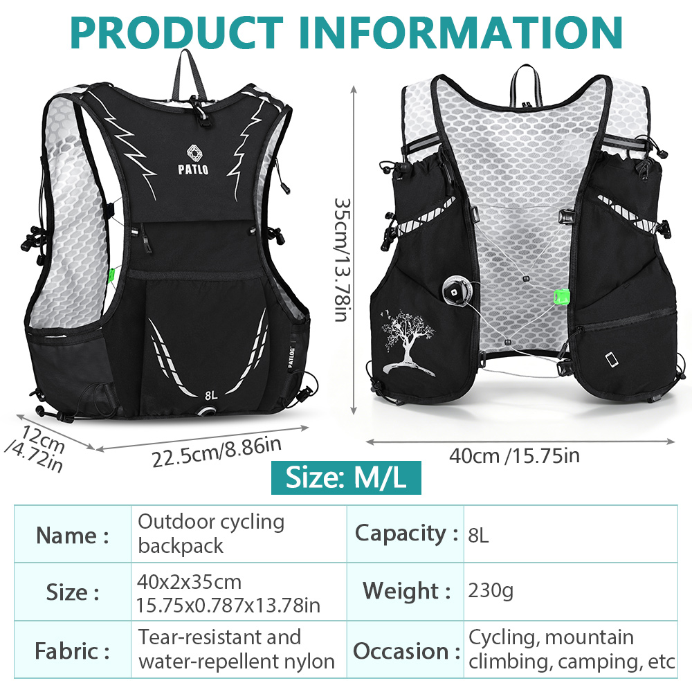 NEWBOLER 8L Ransel Lari Luar R - Cycling Commute Backpack ulasan dan harga